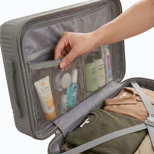 Large travel suitcase KADVA Palero 95 l grey