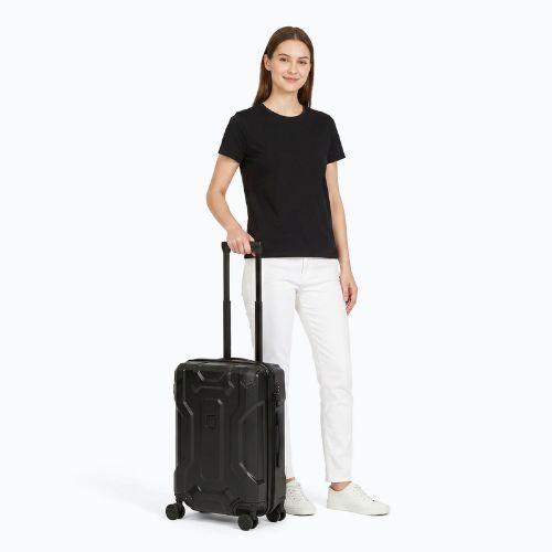 KADVA Roca 41 l black travel suitcase