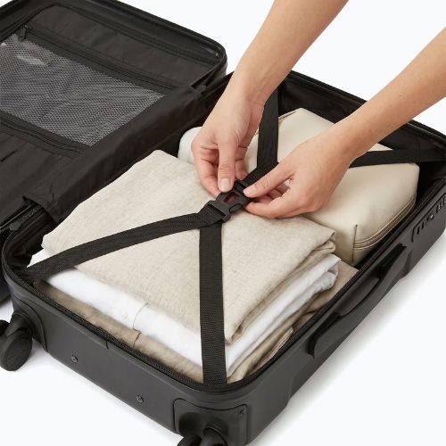 KADVA Roca 41 l black travel suitcase