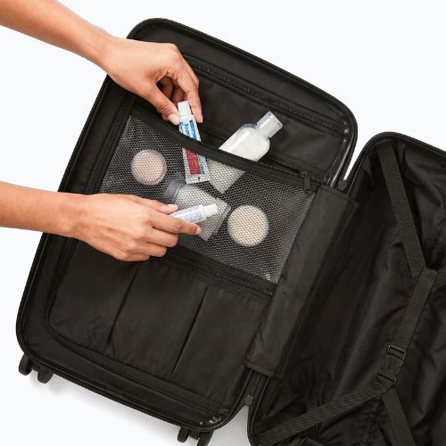 KADVA Roca 41 l black travel suitcase