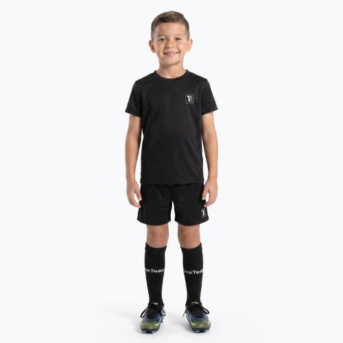 Children's football kit OneTeam Precision Set shirt and shorts black