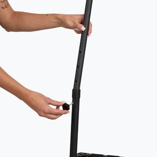 XTREXO Hop&Side Foldable Black Trampoline