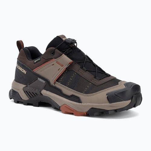 Men's trekking boots Salomon X ULTRA 5 GTX black coffee/walnut/arabian