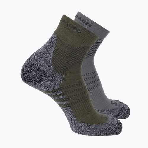 Socks Salomon X Ultra Access Quarter 2 pairs excalibur/olive night