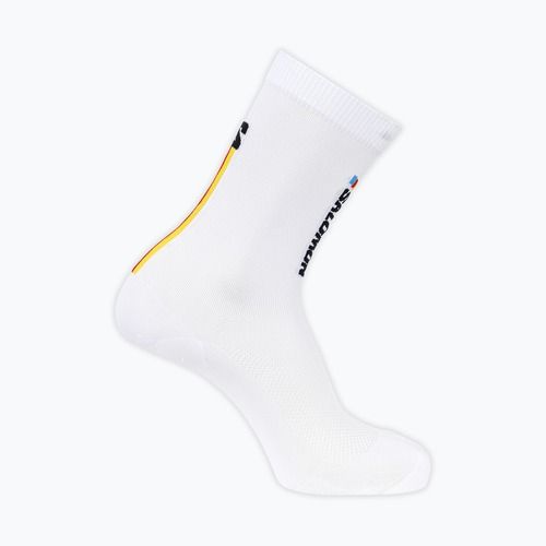 Socks Salomon Pulse Race Flag Crew white