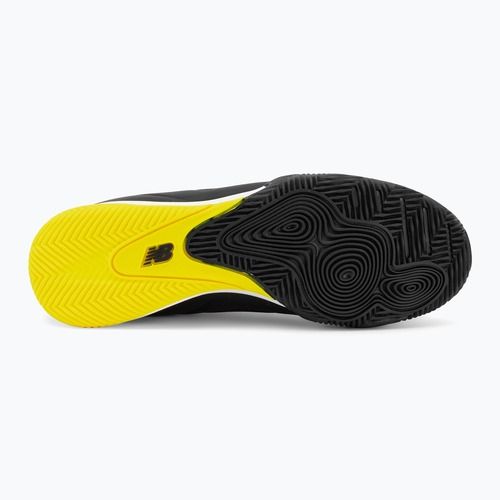 Football boots New Balance Tekela Team Low V5 IN black 100/punch yellow/fire cracker