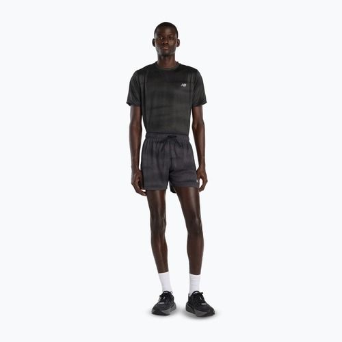 Men's running shorts New Balance RC Printed 5" black/grey