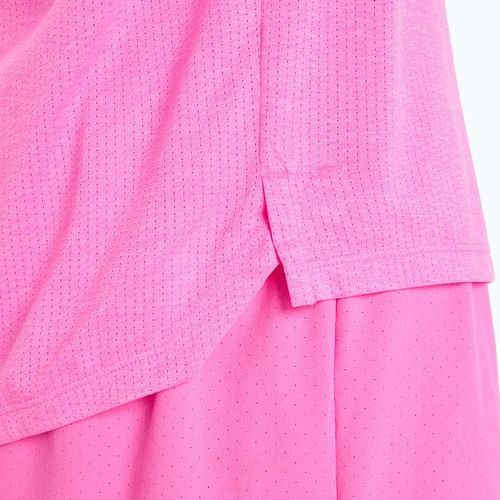 Men's T-shirt New Balance Athletics Run pink heat heather