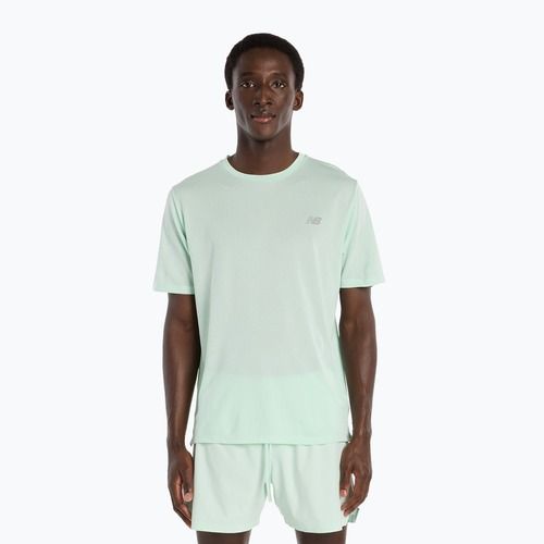 Men's T-shirt New Balance Athletics Run cosmic jade heather