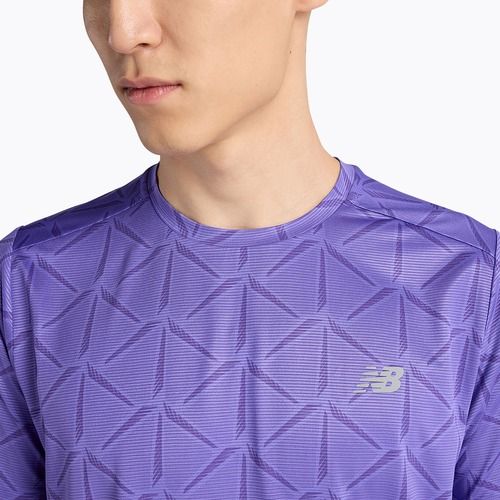Men's T-shirt New Balance Essentials Printed T electric purple