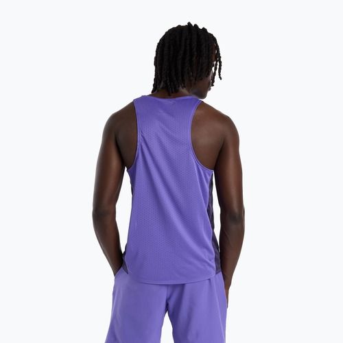 Men's running top New Balance Viz-Tech Singlet electric purple