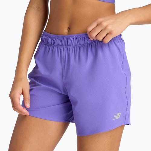Women's running shorts New Balance RC 5" electric purple