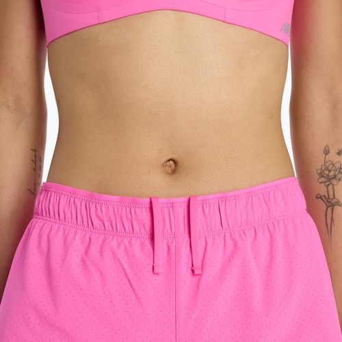 Women's shorts New Balance RC Seamless 3" pink heat