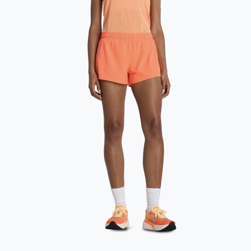 Women's shorts New Balance RC Seamless 3" tangerine heat