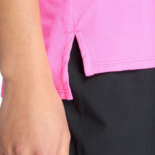 Women's running top New Balance Sport Essentials Tank pink heat