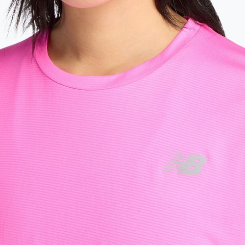 Women's running top New Balance Essentials pink heat