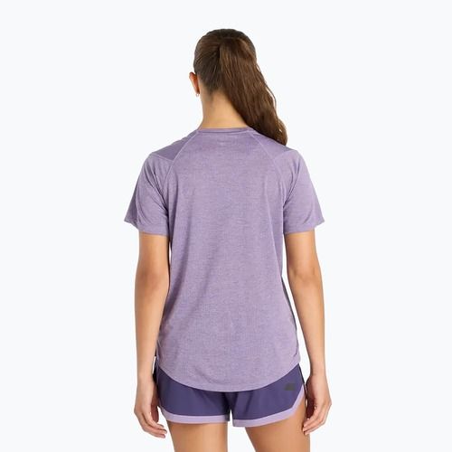 Women's T-shirt New Balance Athletics candied violet heather