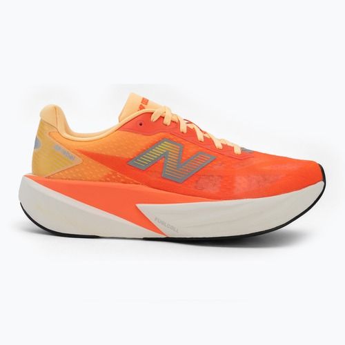 Women's running shoes New Balance FuelCell Rebel V5 tangerine heat/silver metallic