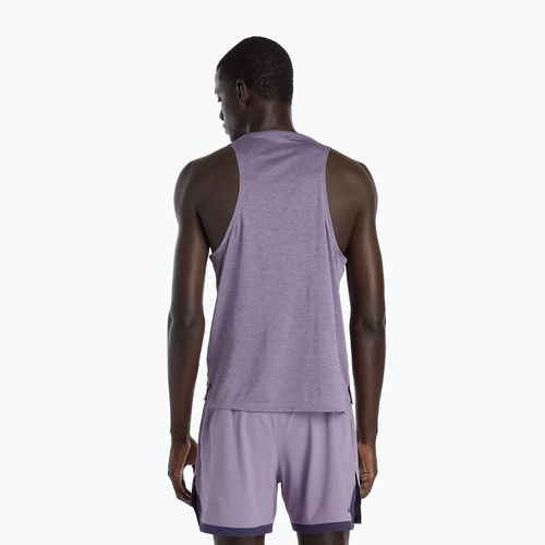 Men's T-shirt New Balance Singlet Athletics candied violet heather