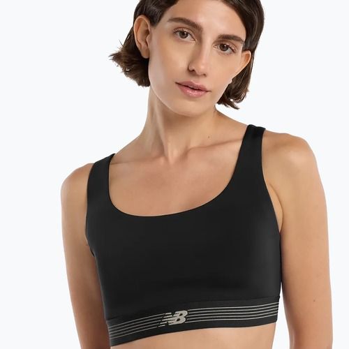 Training bra New Balance AC Train black/white