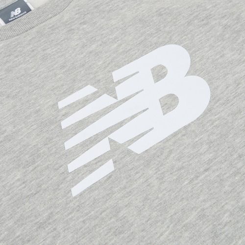 Men's sweatshirt New Balance Sport Core Brushed Crew reflection/white/light arctic grey