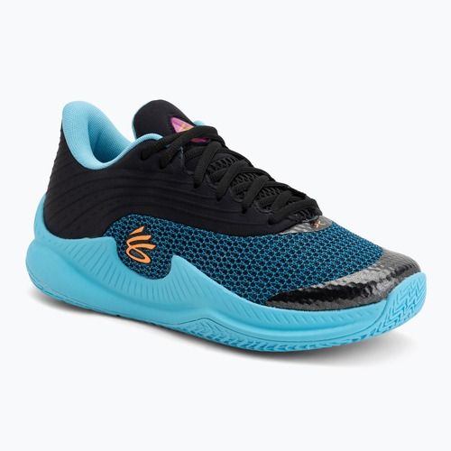 Basketball shoes Under Armour Curry Splash 26 black/blue blur/blaze orange
