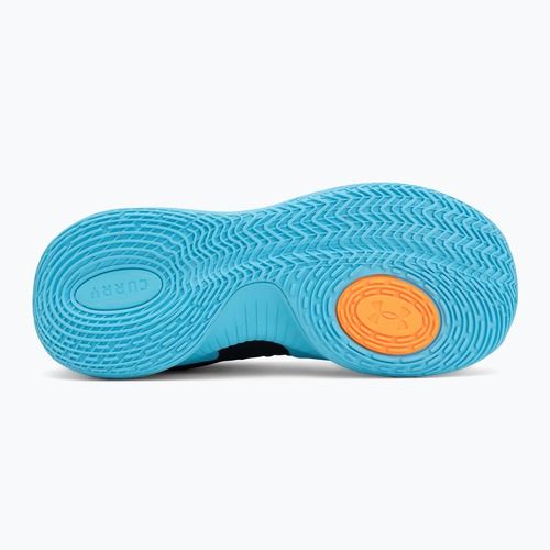 Basketball shoes Under Armour Curry Splash 26 black/blue blur/blaze orange