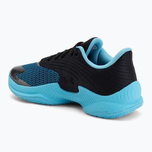 Basketball shoes Under Armour Curry Splash 26 black/blue blur/blaze orange