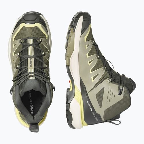 Men's trekking boots Salomon X Ultra 360 Edge Mid GTX olive night/aloe