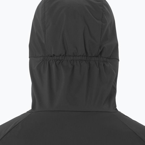 Men's Windbreaker Jacket Salomon Outwind Full Zip deep black