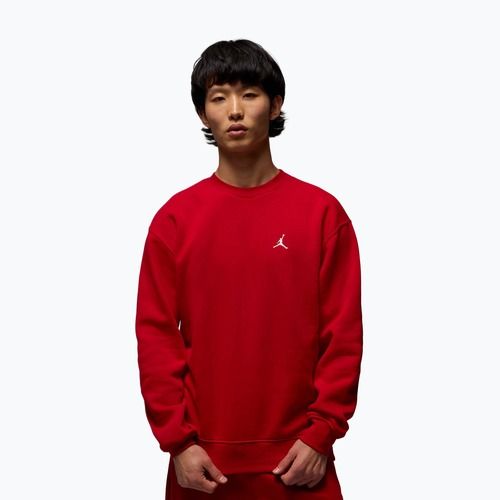 Men's sweatshirt Nike Jordan Brooklyn Fleece Crew gym red/white