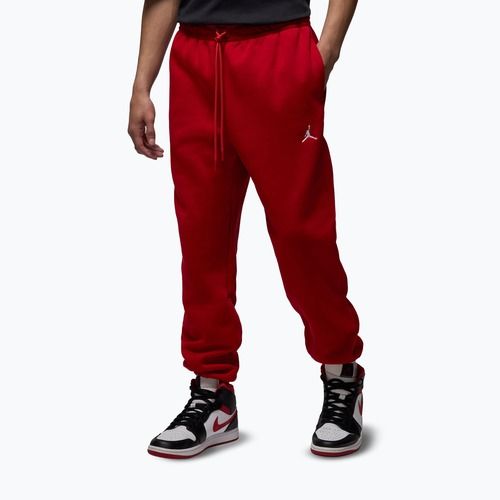Men's trousers Nike Jordan Brooklyn Fleece gym red/white