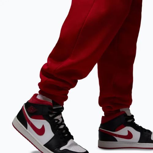 Men's trousers Nike Jordan Brooklyn Fleece gym red/white