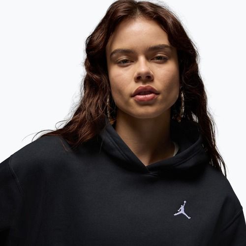 Women's sweatshirt Nike Jordan Brooklyn Fleece Hoodie black/white