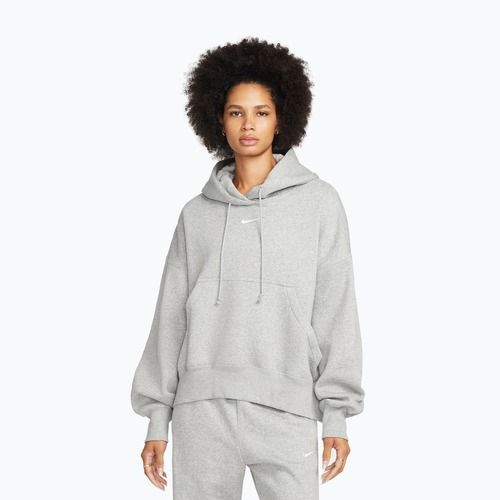 Women's sweatshirt Nike Sportswear Phoenix Fleece Oversized dark grey heather/sail
