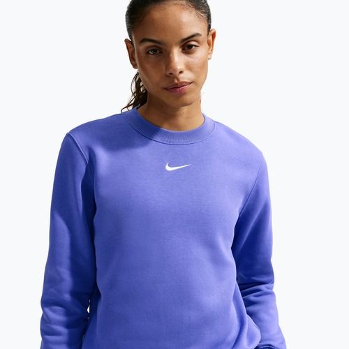 Women's sweatshirt Nike Sportswear Phoenix Fleece Crewneck light medium blue/sail