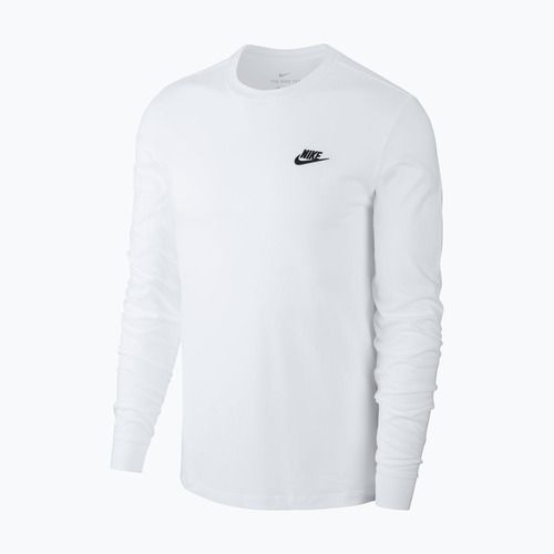 Men's longsleeve Nike Sportswear Club white/black