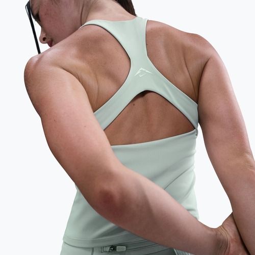 Women's T-shirt Nike Trail Medium Support Sports Bra Tank Top light silver