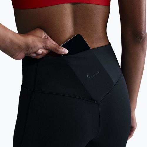 Women's training shorts Nike Universa High Waisted Biker 8" black/anthracite/dark smoke grey