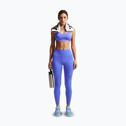 Women's training leggings Nike One High-Waisted 7/8 sapphire/white