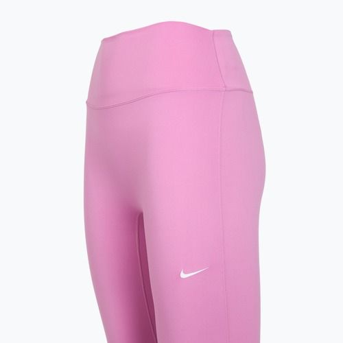 Women's training leggings Nike One High-Waisted 7/8 light magenta/white