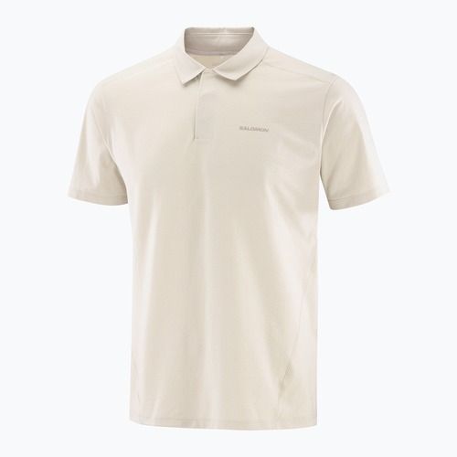 Men's polo shirt Salomon Trackline Polo silver cloud