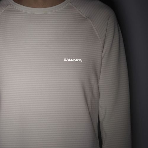 Women's fleece sweatshirt Salomon Essential Lightwarm whisper white