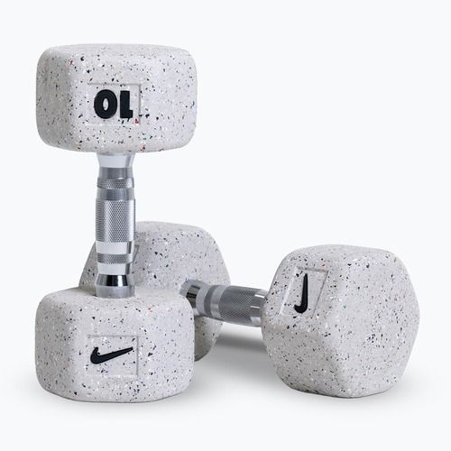 Dumbbells Nike Strength Grind Hex Dumbbell 2 x 10 kg wolf grey