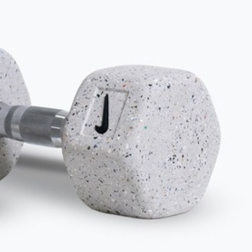 Dumbbells Nike Strength Grind Hex Dumbbell 2 x 10 kg wolf grey