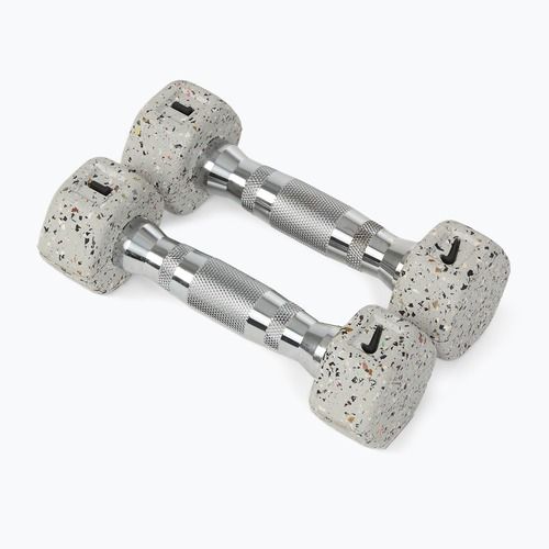 Dumbbells Nike Strength Grind Hex Dumbbell 2 x 1 kg wolf grey