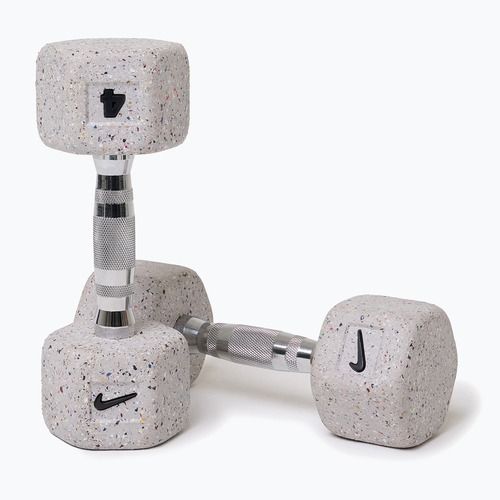 Dumbbells Nike Strength Grind Hex Dumbbell 2 x 4 kg wolf grey