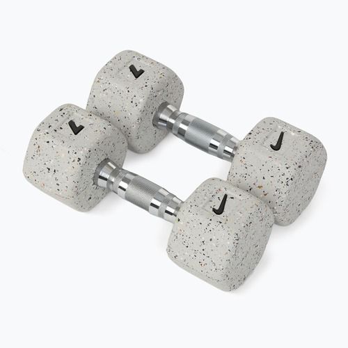 Dumbbells Nike Strength Grind Hex Dumbbell 2 x 7 kg wolf grey