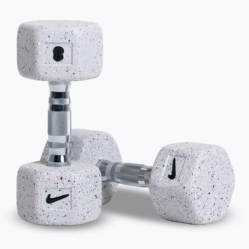 Dumbbells Nike Strength Grind Hex Dumbbell 2 x 8 kg wolf grey