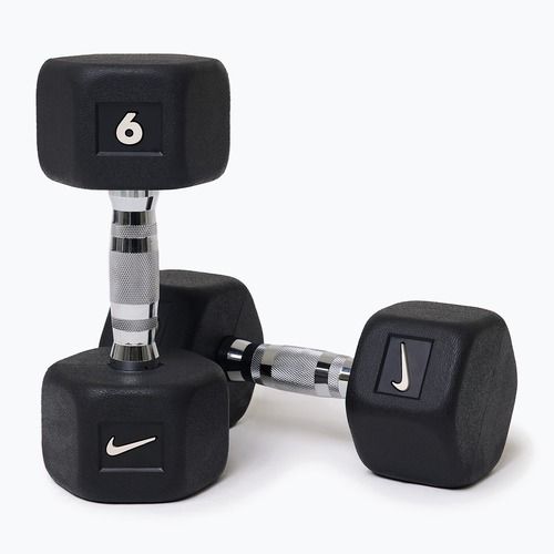 Dumbbells Nike Strength Hex Dumbbell 2 x 6 kg black/white